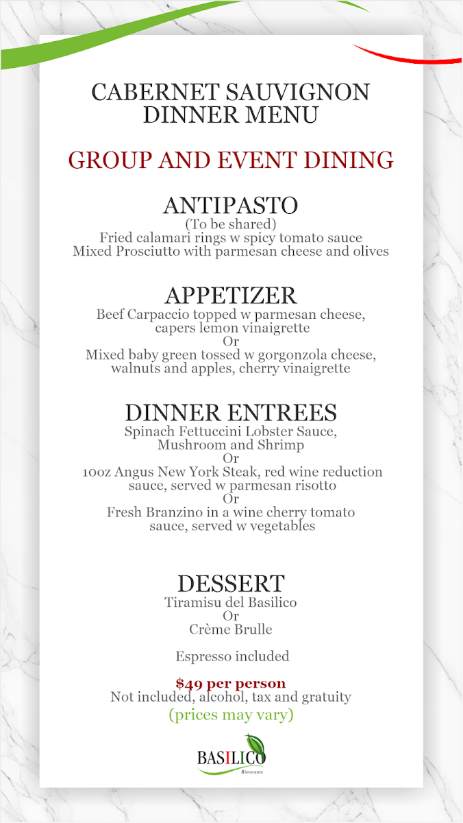 Basilico Ristorante Menu-9